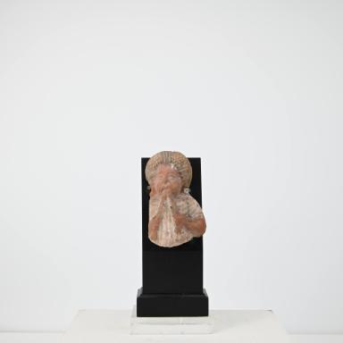 Figurine: Musiker mit Doppelflöte