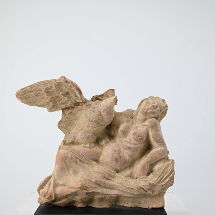 Neuzeitliche Figurine: Leda mit dem Schwan