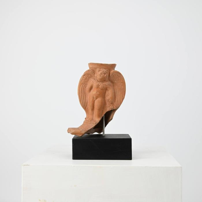 Figurine: Herakles mit Flügeln und Hörnern
