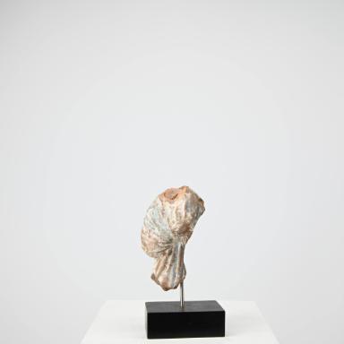 Figurine: Torso einer Figur in Chiton und Himation