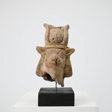 Figurine: Kopf einer Kuh