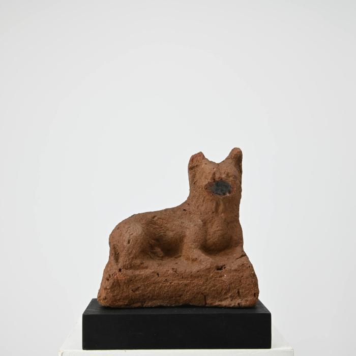 Figurine: Liegende Katze