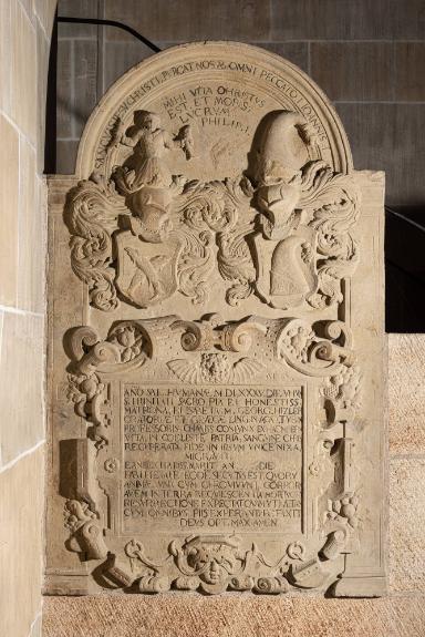 Epitaph für Georg Hizler und Ehefrau Elizabeth