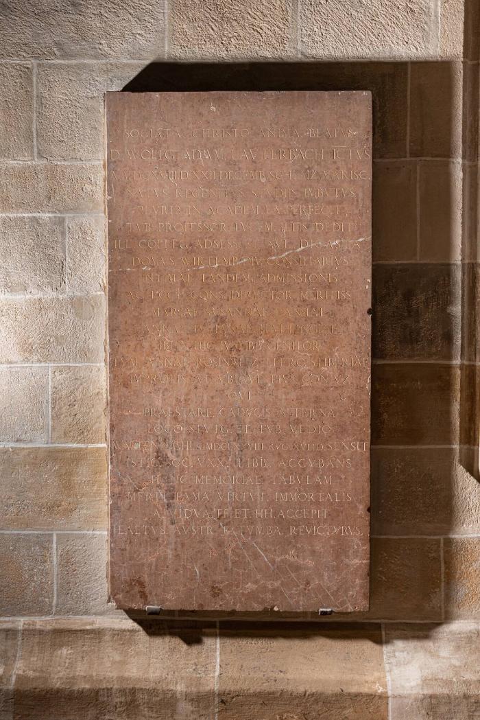 Epitaph für Wolfgang Adam Lauterbach