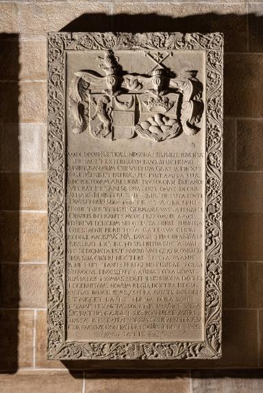 Grabplatte für Isaak von Lindschöld
