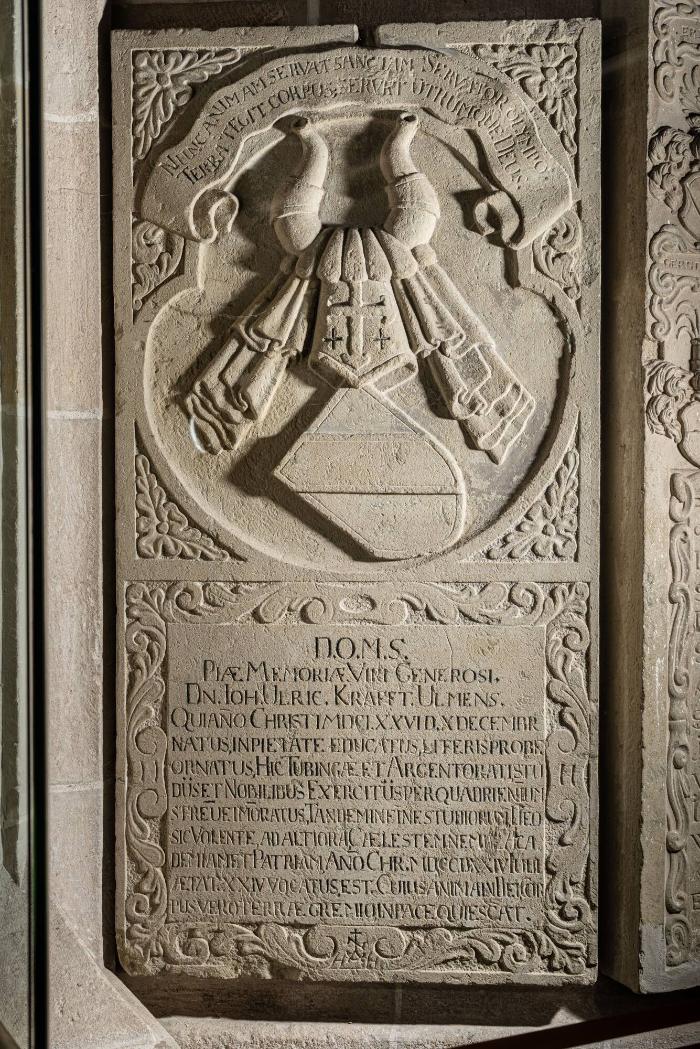 Grabplatte für Johann Ulrich Krafft