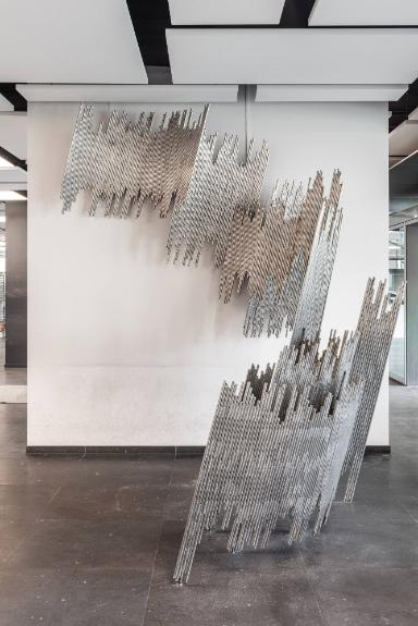 Ohne Titel (Drei Metallskulpturen)