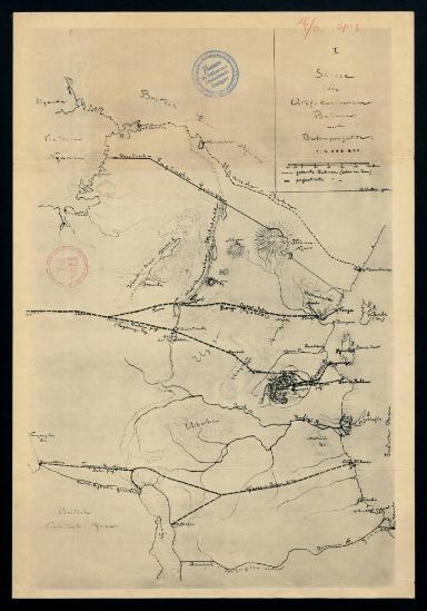 I. Skizze der Ostafrikanischen Bahnen und Bahnprojekte