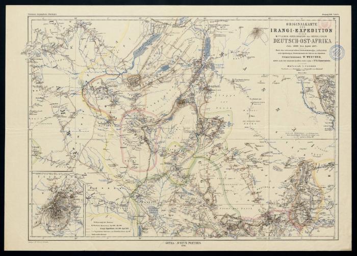 Irangi-Expedition in den mittleren Hochländern des nördlichen Deutsch-Ost-Afrika