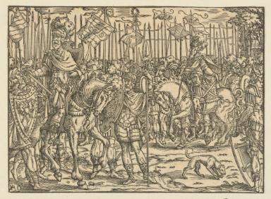 Hannibal vor seinen Soldaten