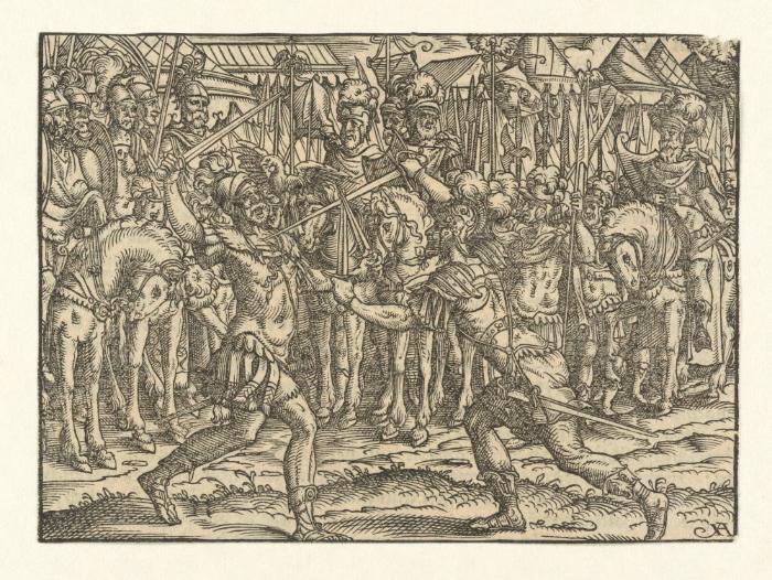 Kampf des Valerius mit den Galliern