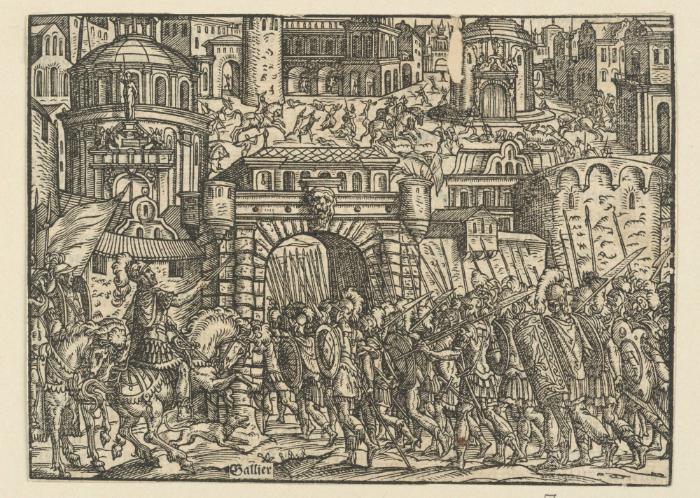 Einzug der Gallier in Rom