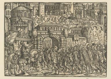 Einzug der Gallier in Rom