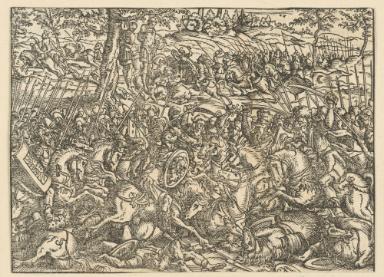 Kampf der Römer und Gallier