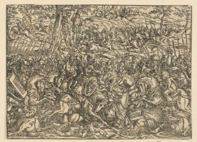 Kampf der Römer und Gallier