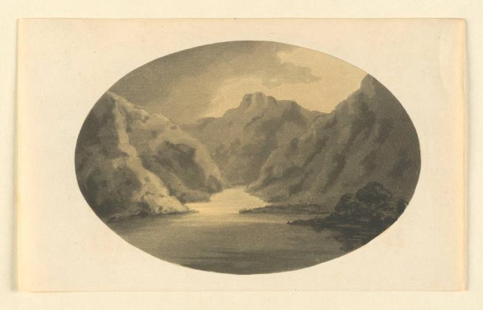 "Loch-Lomond" (View up the narrow, northern extremity of Loch-Lomond)