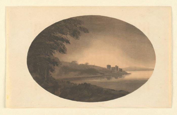"Blackness Castle" (Blackness-castle; in which something of the indistinct appearance, which it made after sunset, is aimed at)