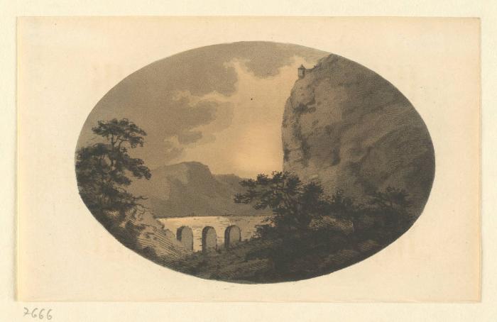"Bridge over the North-Loch near Edinburgh-Castle"