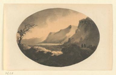 "Mountains at Ferney" (A Perspective View of the Mountains at Ferney)