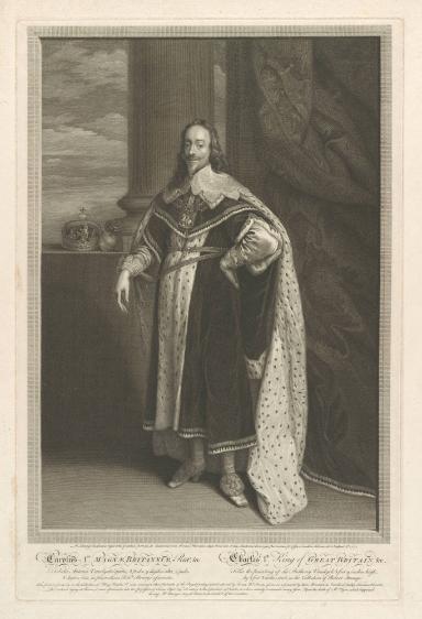Karl I. im Krönungsornat