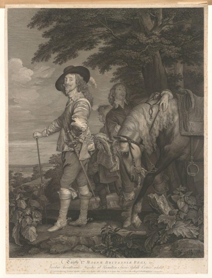 Karl I. mit Graf Hamilton