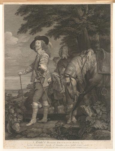 Karl I. mit Graf Hamilton