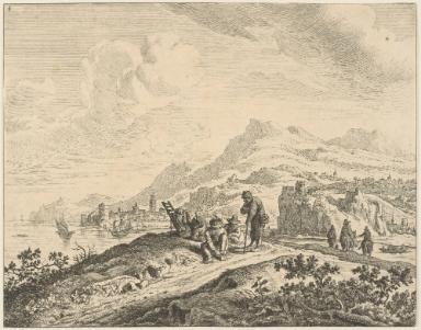 Die ruhenden Wanderer