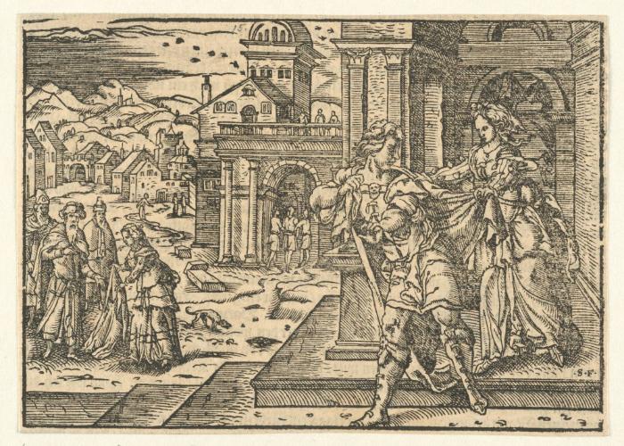 Joseph flieht vor Potiphars Weib