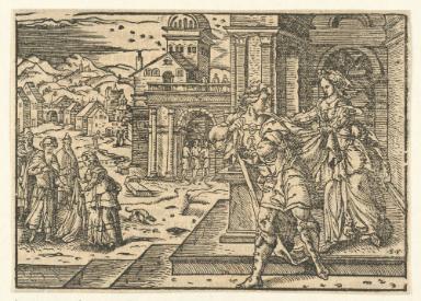 Joseph flieht vor Potiphars Weib