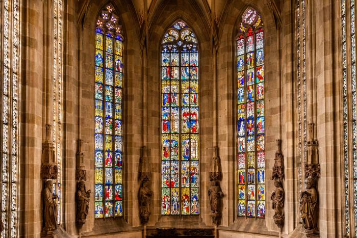 Historische Chorfenster
