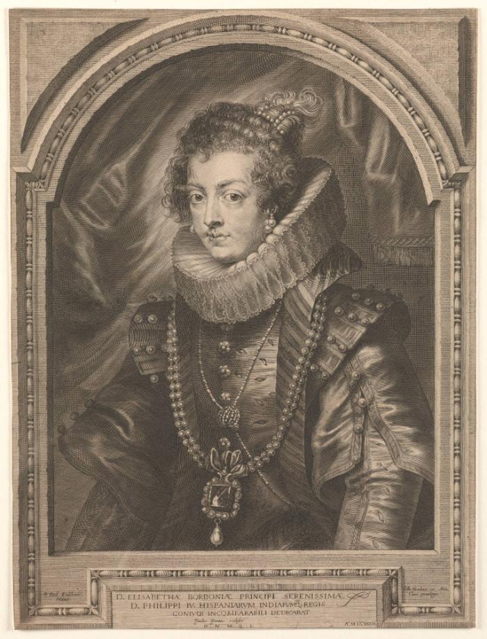 Porträt der Königin Elisabeth von Bourbon