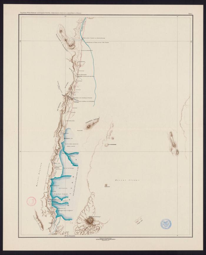 Reiseroute der Expedition Dr. Max Schoeller nach Äquatorial-Ostafrika: Emagat Lagune (Blatt 5)