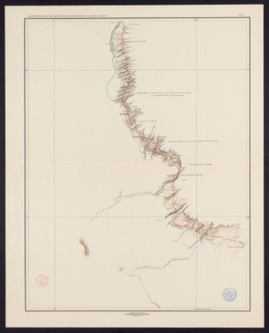 Reiseroute der Expedition Dr. Max Schoeller nach Äquatorial-Ostafrika: Lumbwa (Blatt 7)