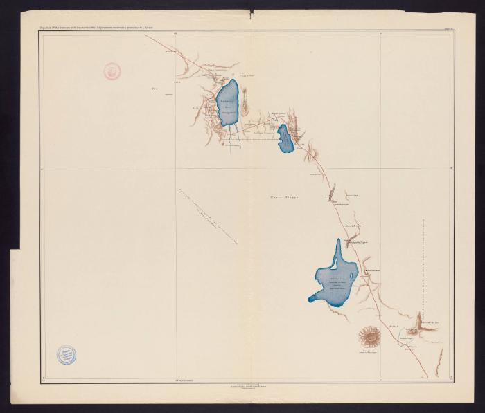 Reiseroute der Expedition Dr. Max Schoeller nach Äquatorial-Ostafrika: Elmenteita See (Blatt 11)