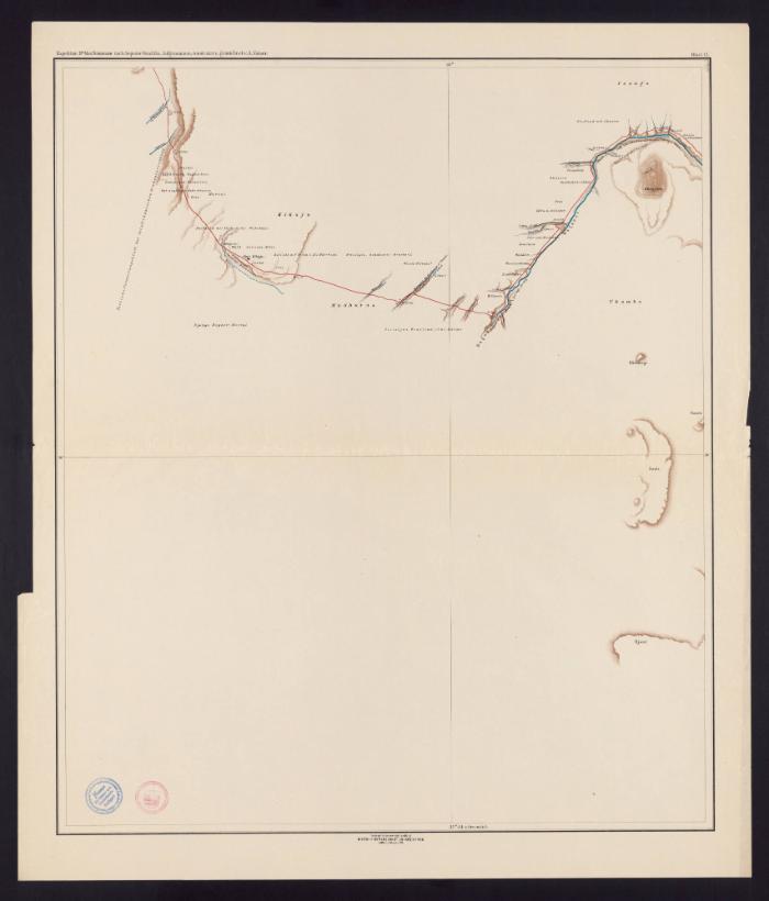 Reiseroute der Expedition Dr. Max Schoeller nach Äquatorial-Ostafrika: Kikuju (Blatt 12)