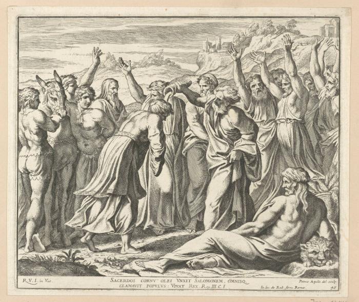 Die Salbung Salomons