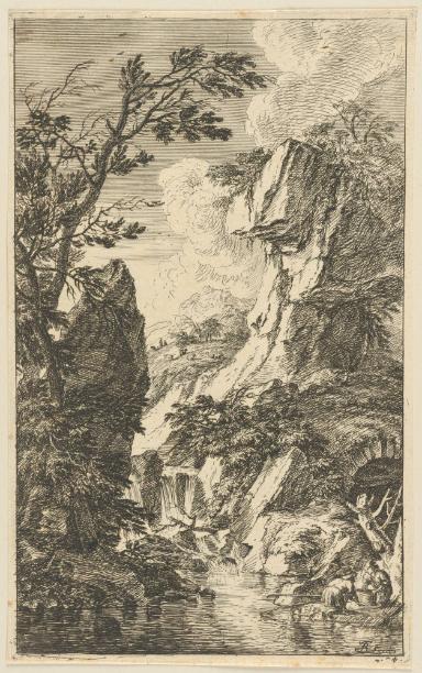 Die beiden Fischer (Serie: Landschaften)