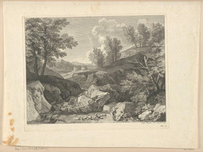Bergige Landschaft