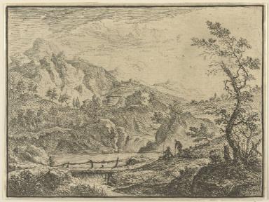 Der Steg vor dem Wasserfall
