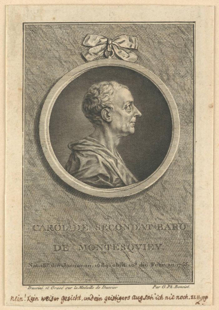 Charles de Secondat, Baron de Montesquieu