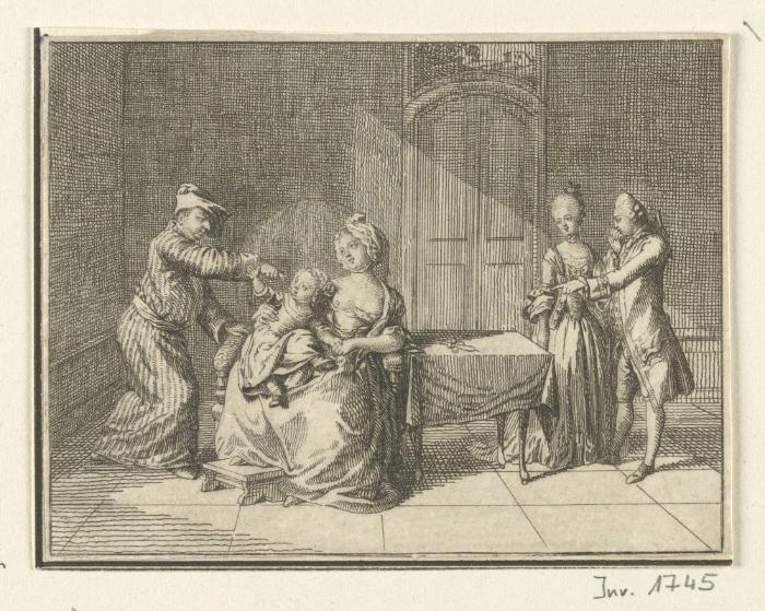 Illustration zu Johann Bernhard Basedows Elementarwerk