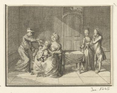 Illustration zu Johann Bernhard Basedows Elementarwerk