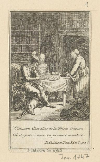 Blatt zu Cervantes Don Quixote