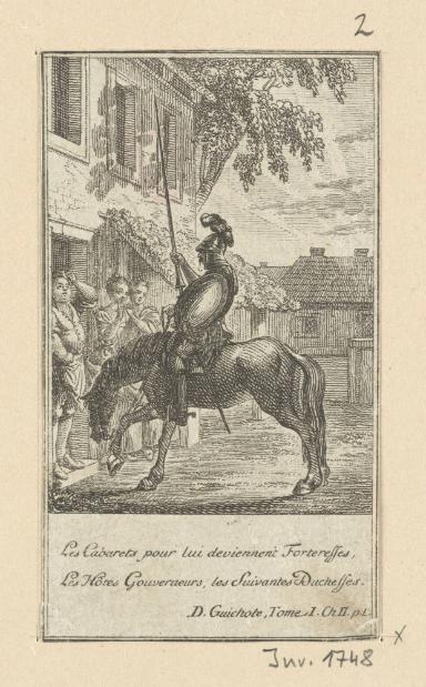 Blatt zu Cervantes Don Quixote