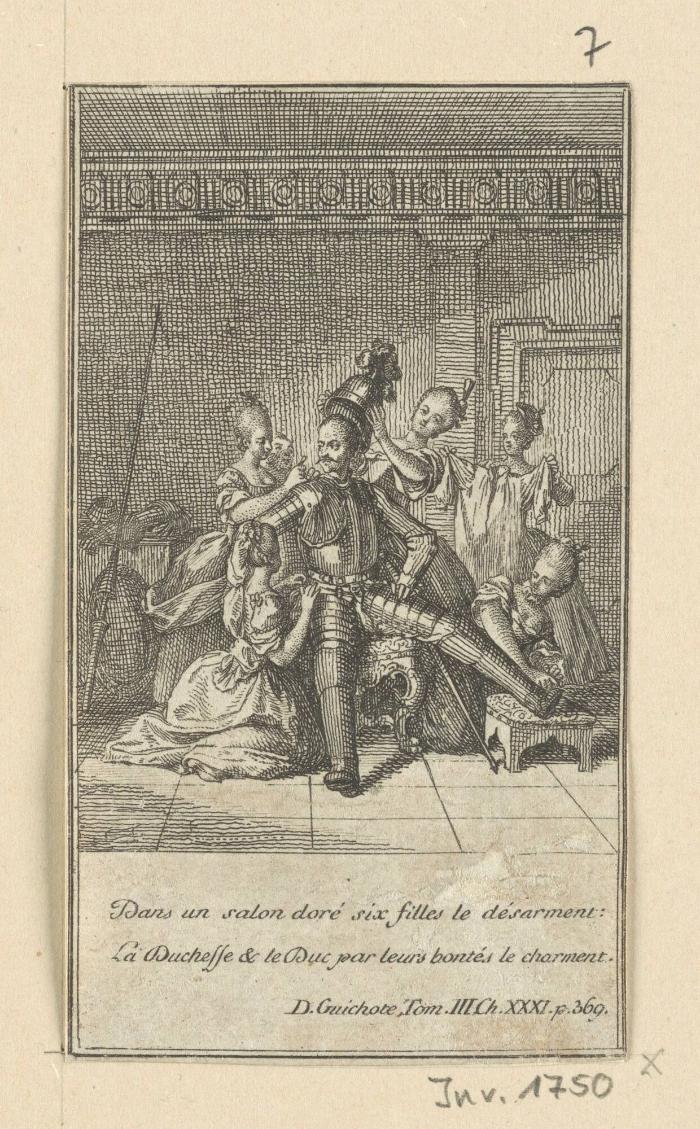 Blatt zu Cervantes Don Quixote