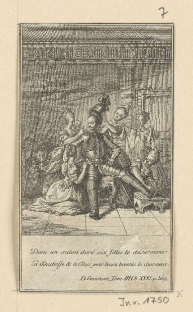 Blatt zu Cervantes Don Quixote