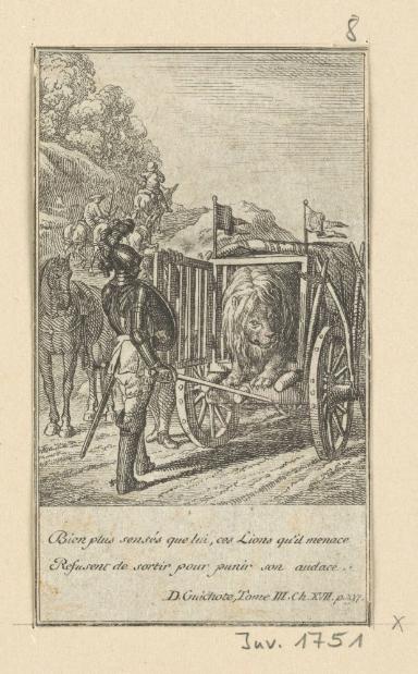 Blatt zu Cervantes Don Quixote