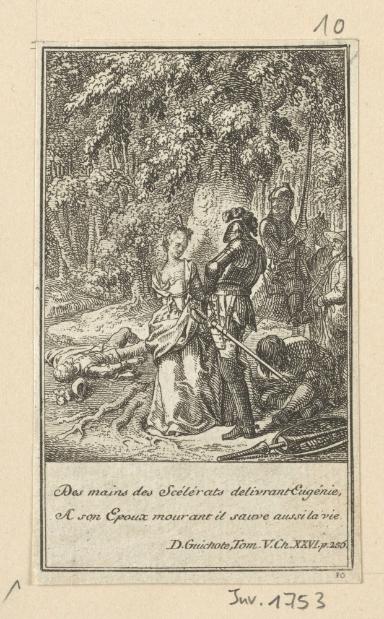 Blatt zu Cervantes Don Quixote