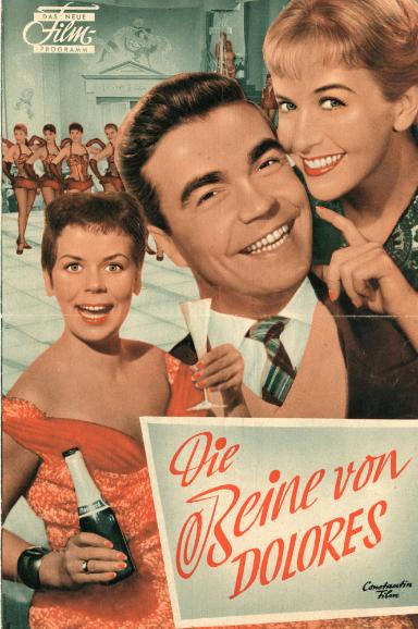 Filmheft / Filmposter: "Die Beine von DOLORES"