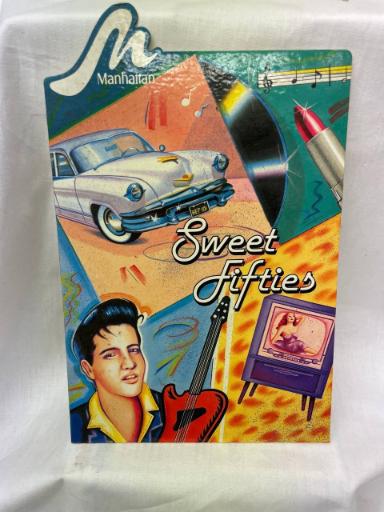 Werbetafel Manhatten "Sweet Fifties"